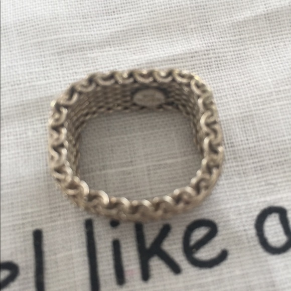 💥SOLD💥👒🌷Tiffany mesh ring🌷👒 - Picture 2 of 8